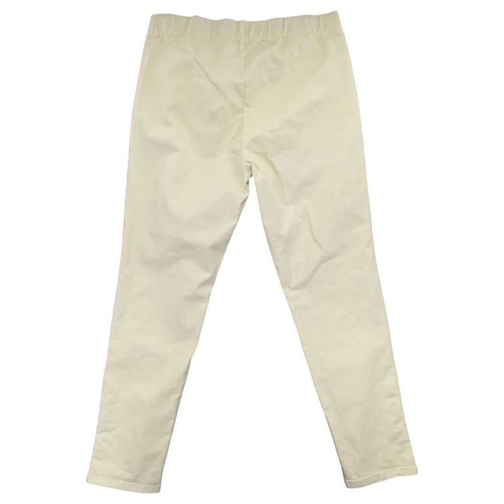 Soft Surroundings Pull On Leggings Women Size L‎ Tall Yellow Elastic Waist